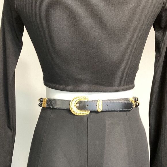 Express genuine leather vintage belt main image 3